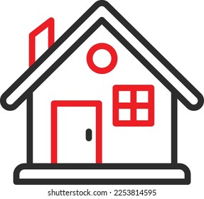 House  Vector Icon which is suitable for commercial work and easily modify or edit it
