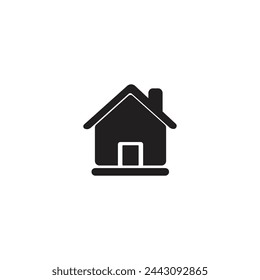 house vector. icon. white backgroud