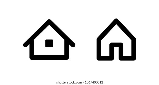 House vector icons