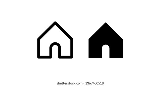 House vector icons