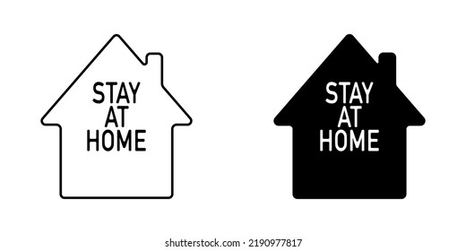 House vector icons. Home icon vector. Stay at home. House in modern design. Logo home. Vector illustration