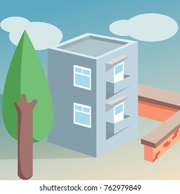 house vector illustration