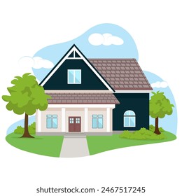 House vector illustration house vector art