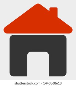 House vector illustration. A flat illustration design of House icon on a white background.