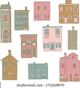 House vector illustration. Graphic design elements for your logotype and identety