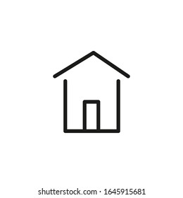 House vector illustration. Home Line Icon