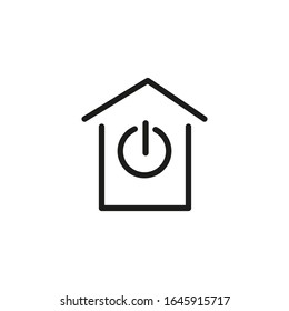 House vector illustration. Home Line Icon