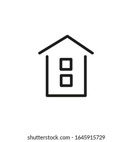 House vector illustration. Home Line Icon