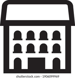 ilustración del vector de casa aislada en fondo blanco
