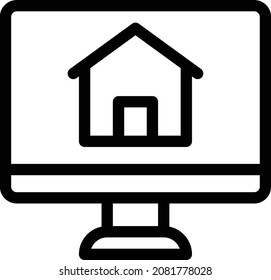 ilustración vectorial de casa aislada en un fondo transparente. iconos vectoriales de color para el concepto o los gráficos web.