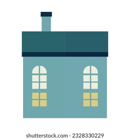 House vector illustration isolated on white background 