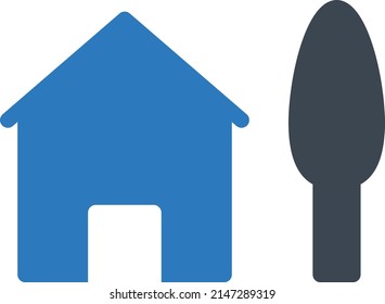 house Vector illustration on a transparent background. Premium quality symbols. Glyphs  vector icon for concept and graphic design.