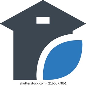 House Vector illustration on a transparent background.Premium quality symbols.Glyphs vector icon for concept and graphic design.