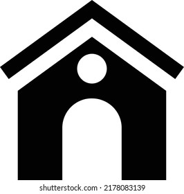 House Vector illustration on a transparent background.Premium quality symbols.Glyphs vector icon for concept and graphic design.