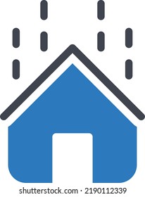 house Vector illustration on a transparent background. Premium quality symmbols. Glyphs vector icons for concept and graphic design. 
