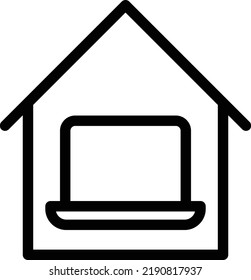 house  Vector illustration on a transparent background.Premium quality symmbols.Stroke vector icons for concept and graphic design.