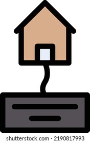 house  Vector illustration on a transparent background.Premium quality symmbols.Stroke vector icons for concept and graphic design.