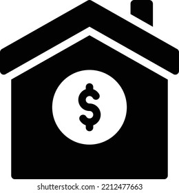 house Vector illustration on a transparent background. Premium quality symmbols. Glyphs vector icons for concept and graphic design. 
