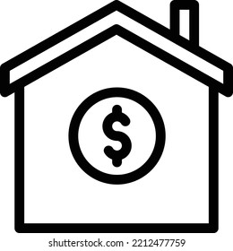 house Vector illustration on a transparent background. Premium quality symmbols. Thin line vector icons for concept and graphic design.