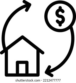 house  Vector illustration on a transparent background. Premium quality symmbols. Thin line vector icons for concept and graphic design.