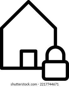 ilustración de house Vector en un fondo transparente.Símbolos de calidad premium.Iconos vectoriales de trazo para el concepto y el diseño gráfico.