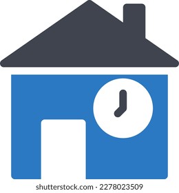 Haus Vektorgrafik auf transparentem Hintergrund. Hochwertige Symbole. Glyphen Vektorsymbole für Konzept und Grafikdesign.