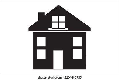 House  vector illustration simple symbol Free Vector