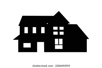 House  vector illustration simple symbol Free Vector