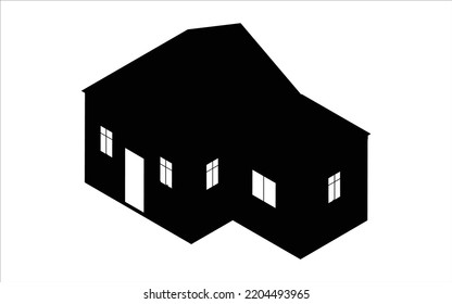 House  vector illustration simple symbol Free Vector