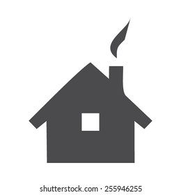 House vector image to be used in web applications, mobile applications and print media.