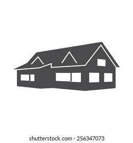 House vector image to be used in web applications, mobile applications and print media.