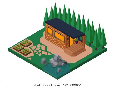 House In Vector (Isometric 10)