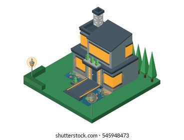 House In Vector (Isometric 4)