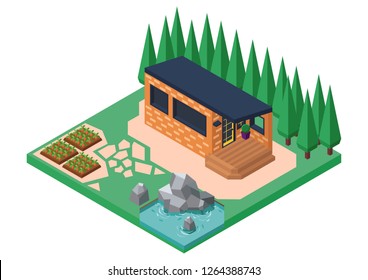 House In Vector (Isometric 9)