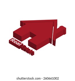 House vector . Real estate 3D 