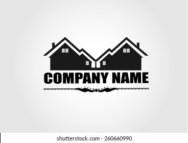 House vector  Real estate logo