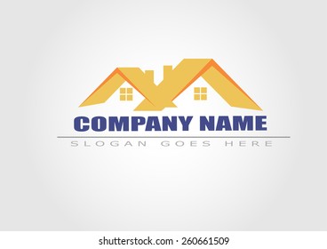 House vector . Real estate logo