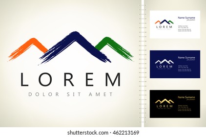 House Vector. Real Estate Logo. Roof Design.