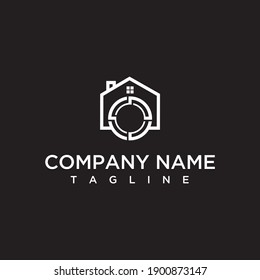 house vector silhouette outline photo logo design