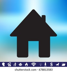 House vector web icon
