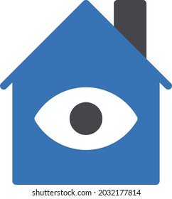 Hausansicht Vektorsymbol