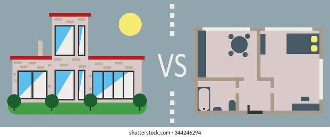 house vs apartment