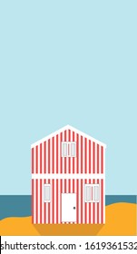 house wallpaper - beach house 