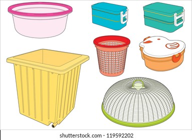 House ware product vector set