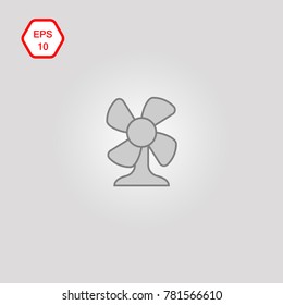 house and way of life icon fan