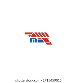 Casa de armas de diseño de logotipo abstracto.