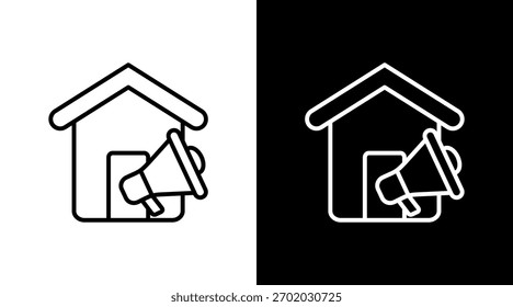House White Icon Set Design