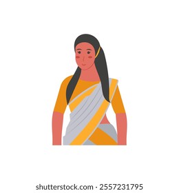 House Wife, Women Career Flat Vector Illustration