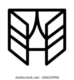 house window icon or logo isolated sign symbol vector illustration - high quality black style vector icons
