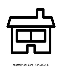house window icon or logo isolated sign symbol vector illustration - high quality black style vector icons
